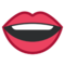 Mouth emoji on HTC